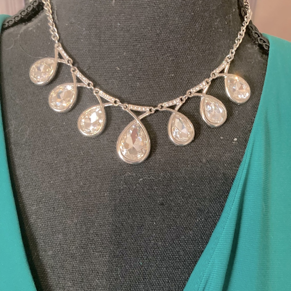 Two sets of rhinestone jewelry